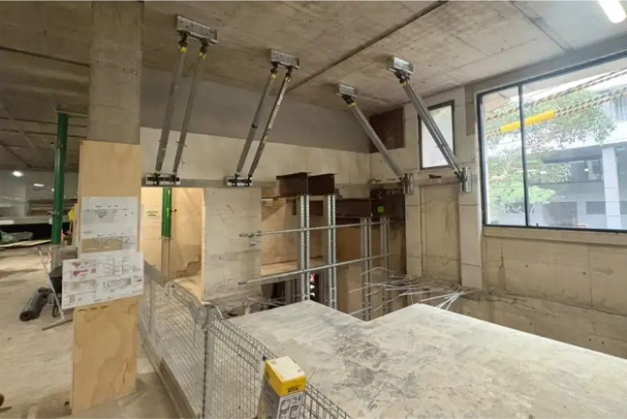 Needle Propping for Slab & Load-Bearing Wall Removal - Legend Hire